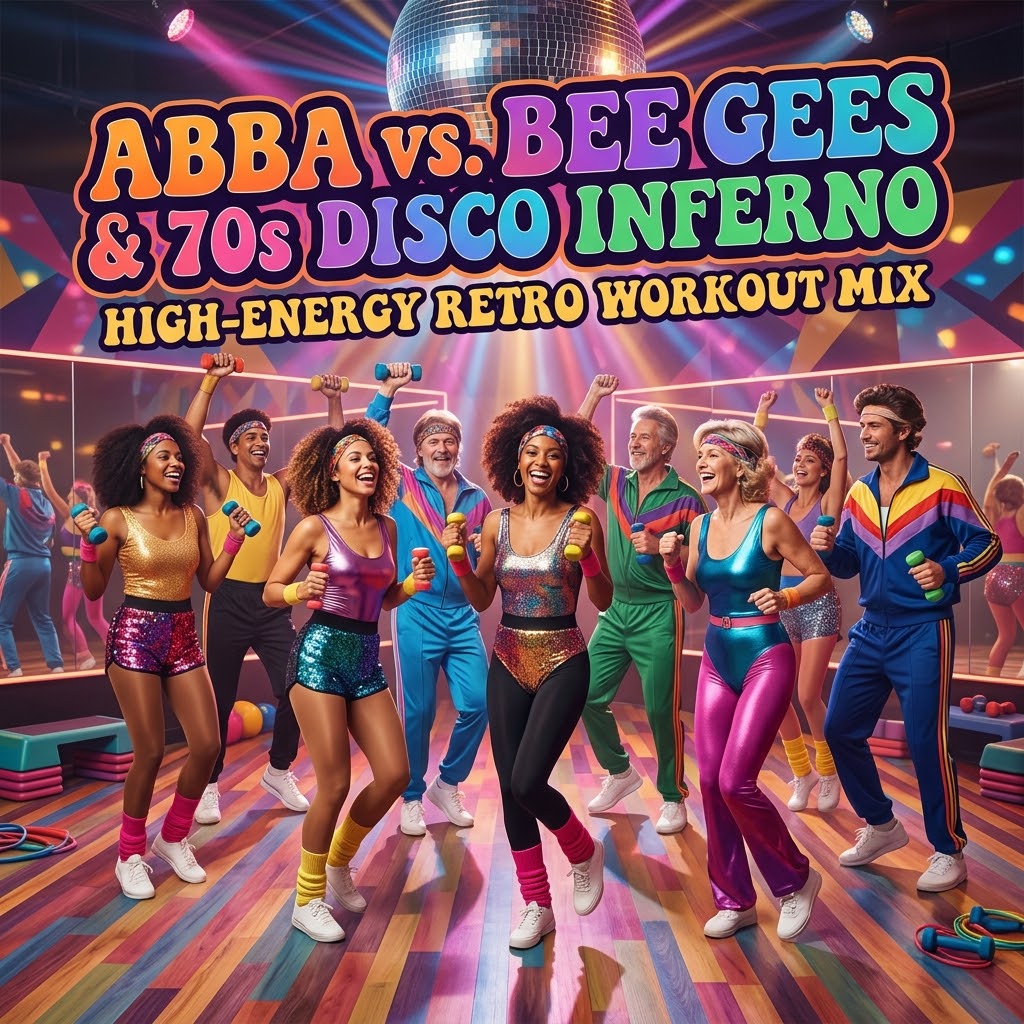 🪩 ABBA vs. BEE GEES & 70s DISCO INFERNO 🔥💃 Ready to turn your studio floor into a pure retro dance party? 🕺✨ We took an incredible playlist idea and cranked up the heat with the BIGGEST icons of the '70s disco era! Packed with driving beats and non-stop energy to keep your classes moving! 🛼✨ 🔥 DISCO HIGHLIGHTS: 🪩 "Gimme! Gimme! Gimme!" – ABBA 🪩 "Saturday Night Fever Megamix" – Bee Gees 🕺 🪩 "I Will Survive" – Gloria Gaynor 🪩 "Hot Stuff" – Donna Summer 👑 🪩 TRIPLE PLAY of KC & The Sunshine Band! 🎷 🪩 DOUBLE SHOT of Earth, Wind & Fire! 🎺 🔥 PERFECT FOR: Dance fitness, step, cycling, cardio, and high-energy group workouts! Keep your members smiling, singing, and sweating from start to finish! 🔥💪 👇 Tap the link in our bio to stream or download now and bring the heat! ⚡️ #DiscoInferno #FitnessPlaylist #WorkoutMusic #70sDisco #ABBAvsBeeGees #GroupFitness #GymVibes #ClassMotivation #DanceFitness #StepAerobics #RetroWorkout