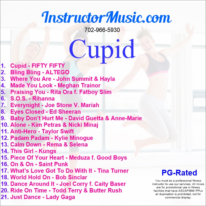 Cupid, Instructor Music, Workout Music