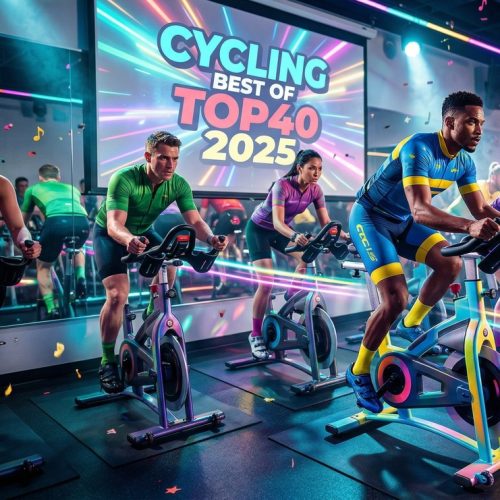 Crush every climb and dominate your sprints with the ultimate high-velocity cycling soundtrack! “Best of 2025 Top 40” is a masterfully curated collection of the year's biggest hits, specifically engineered to drive your cadence and elevate your power output. This PG-rated mix is the essential tool for Spin instructors and cycling enthusiasts, providing the perfect rhythmic structure for heavy climbs, interval training, and high-intensity flats. Experience a seamless flow of energy that keeps your riders locked in from the first pedal stroke to the final cool-down.