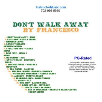 Don't Walk Away by Francesco
