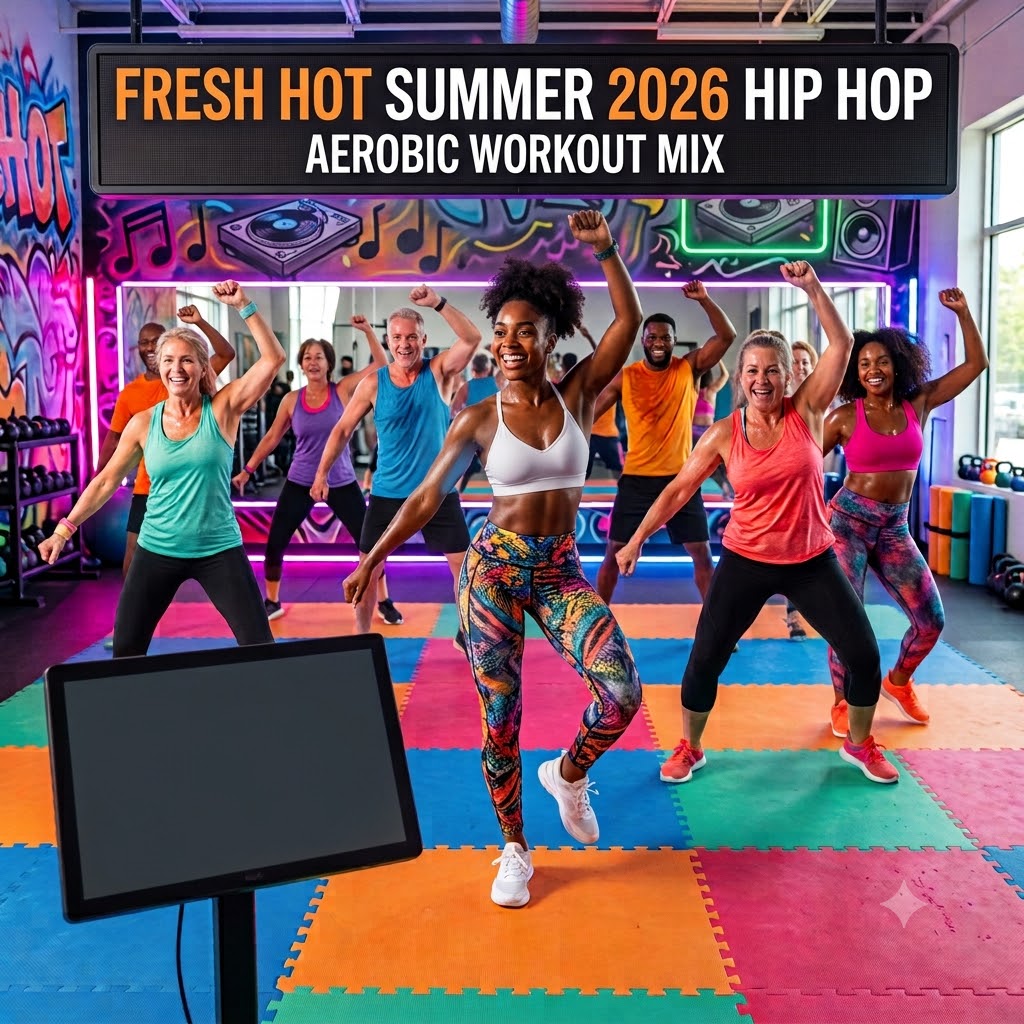The Ultimate Clean Fitness Workout Playlist Turn up the heat in your training sessions! Built exclusively with current Rhythmic and Urban radio chart-toppers, this high-energy mix features zero old throwbacks—just the newest, most requested hip-hop, club, and Afrobeat tracks driving today’s fitness scene. Whether you're leading a group fitness class, coaching spin, running a HIIT circuit, or powering your personal cardio session, this compilation delivers non-stop energy, seamless transitions, and total crowd motivation. 🎵 Track Highlights & Featured Hits "Spend Dat" – Yung Miami "Dai Dai" – Shakira & Burna Boy "Shoulda Never" – Kehlani & Usher "Satalanaa" – Pitbull "Don’t Kill The Party" – Ty Dolla $ign Drake Triple Play: "Shabang", "Janice STFU", & "Cheetah Print" Closing Smashes: "Mi Chico" (DJ Goja, Jason Derulo & Melody) & "E85" (Don Toliver) 📋 Product Features & Details Genres: Current Hip-Hop, Urban Radio Hits, Rhythmic Club Anthems & Afrobeat 100% Clean / PG-Rated: Explicit-free edits—safe for gyms, studios, schools, and family-friendly environments Ideal For: Group Fitness Instructors, Personal Trainers, Dance Fitness, Running, and Home Workouts