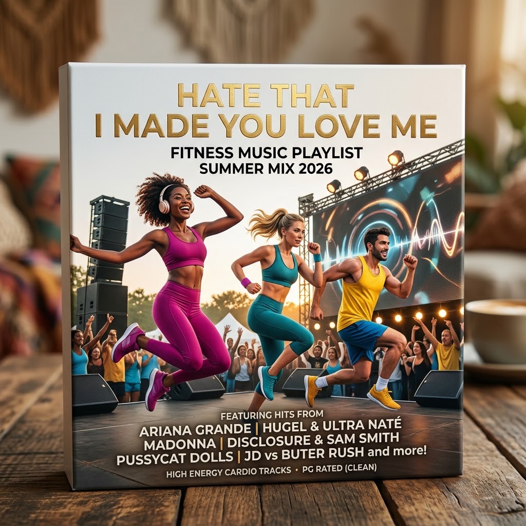 Ready to bring the ultimate summer heat to your next fitness class? 🔥🎧 Our brand-new workout mix is packed with pure high-energy vibes to keep your class hyped and moving from start to finish! Here is what's dropping in this mix: ✨ Fresh Hits: @arianagrande’s new radio smash "Hate That I Made You Love Me" ☀️ Viral Energy: "Movin’ To the Sun" by @hugelthang & @ultranatemusic 👑 Madonna Double-Play: Her newest summer bangers "Bring Your Love" & "I Feel So Free" 🏆 World Cup Anthem: "Take Me Home, Country Roads" (JD vs. Butter Rush) 🔥 Crowd Favorites: Iconic tracks like "Latch", "Buttons", and "Let Me Think About It" Perfect for HIIT, Spin, Cardio Dance, and Group Fitness! (PG Rated / Clean Lyrics) 👉 Tap the link in our bio to listen and turn up your next workout session! #FitnessMusic #GroupFitness #WorkoutMix #SpinClass #HIITWorkout #CardioDance #FitnessInstructor #GymPlaylist #SummerVibes2026