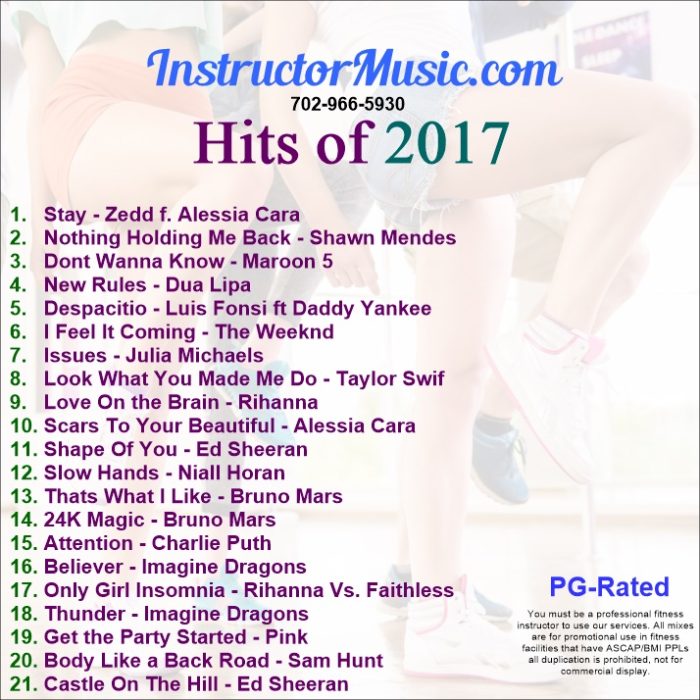 Hits of 2017