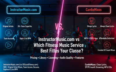 Latest News 4 InstructorMusic.com vs CardioMixes: Which Fitness Music Service Best Fits Your Classes?