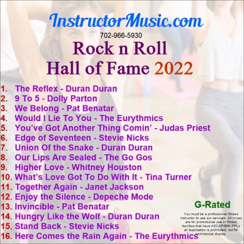Rock N Roll Hall Of Fame 2022 - Instructor Music | Premium Workout