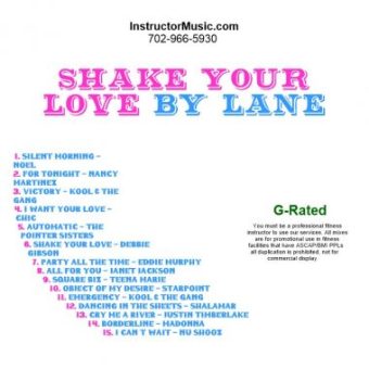 Shake Your Love by Lane