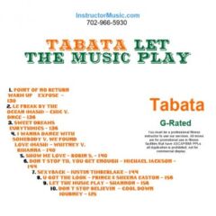 Instructor Music Tabata Let the Music Play