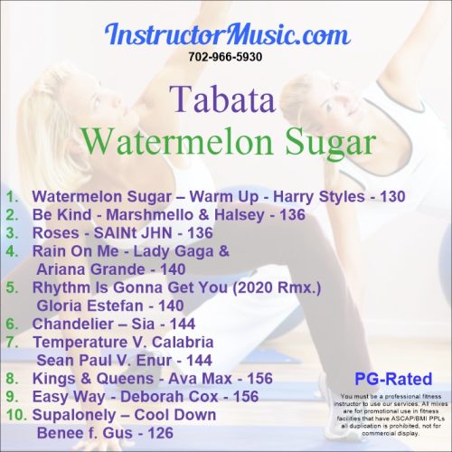 Tabata Watermelon Sugar